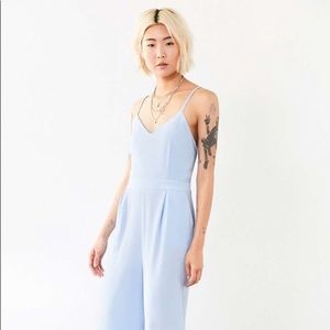 Urban outfitters light blue jumpsuit